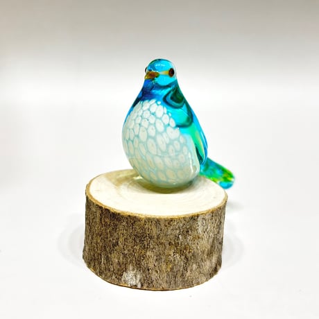 Glass Bird No44 台座付き