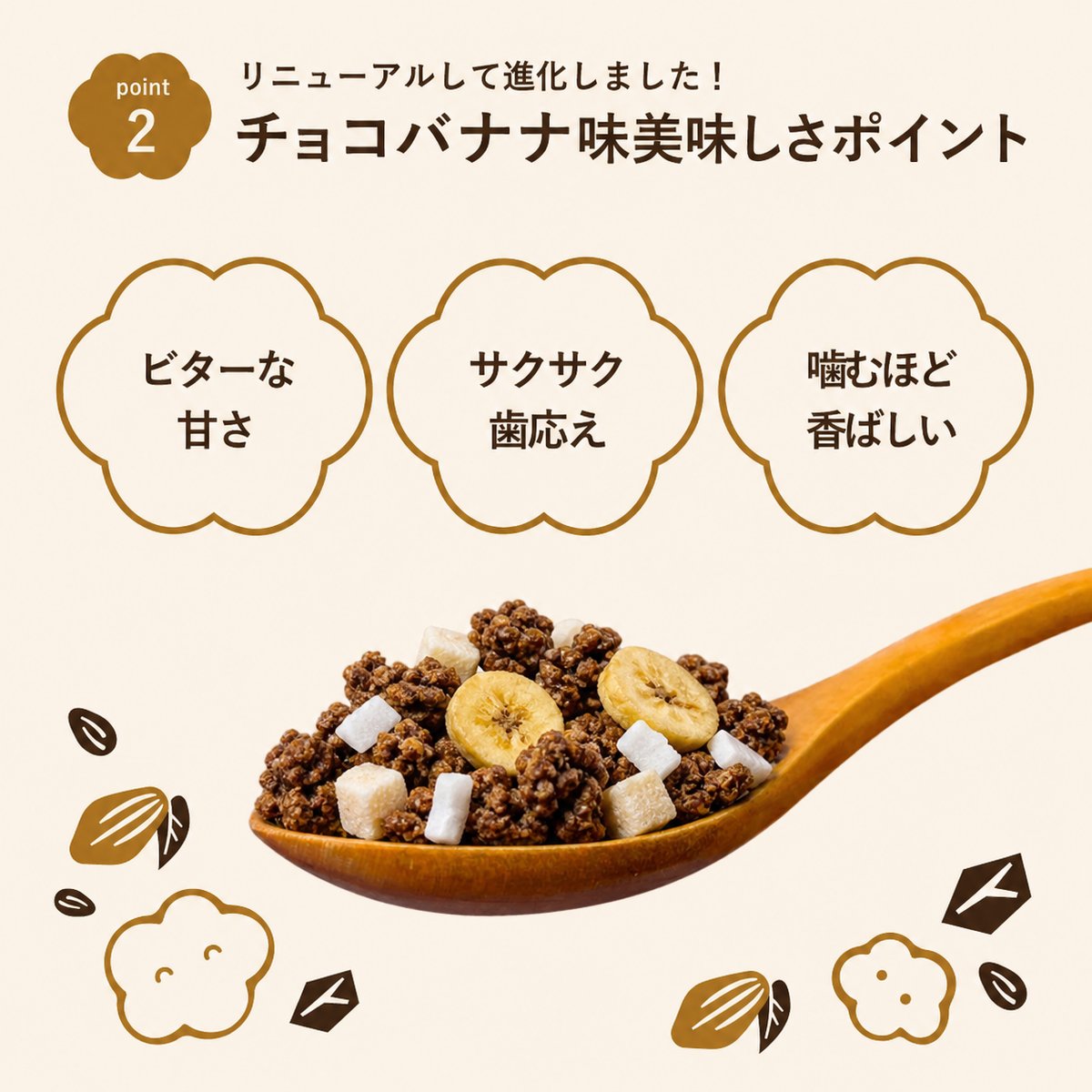 チョコバナナグラノーラ 600g | Essend