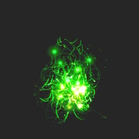 エフェクト素材・Pオーラ「緑」（RGBA　AVI+PNG連番画像2形式パック販売）