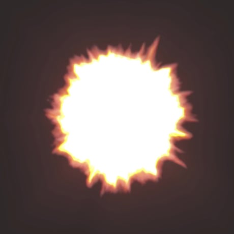 エフェクト素材・大規模爆発5（RGBA　AVI+PNG連番画像2形式パック販売）