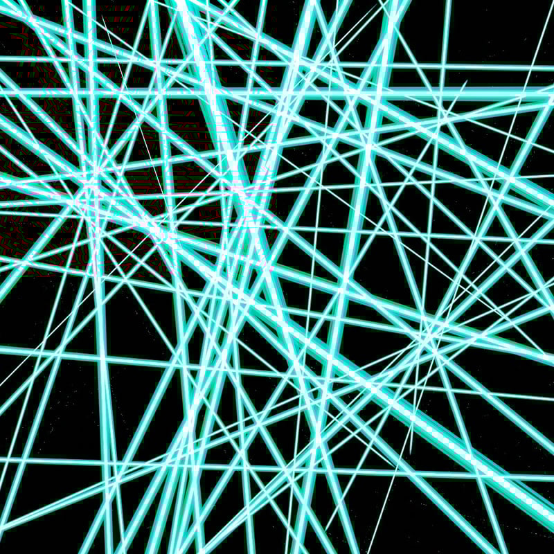 エフェクト素材・レイレーザースクリーンディバイド「緑」（AVI+GIF+