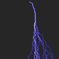 エフェクト素材・サンダーブレイザー「青」（RGBA　AVI+PNG連番画像2形式パック販売）