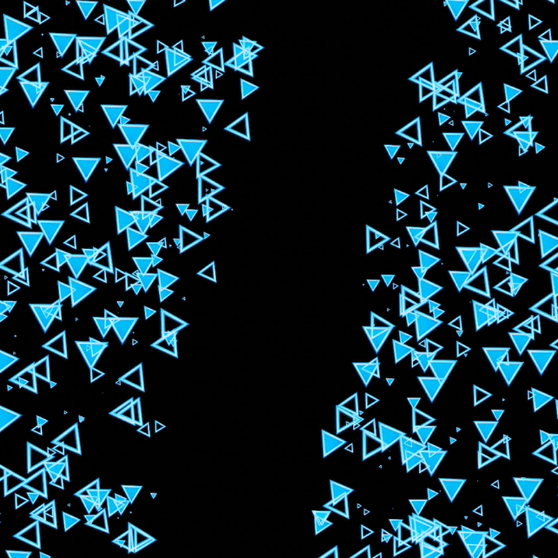 エフェクト素材・ディバイドゲートカットイン「青」クロマキー合成可能