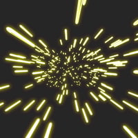 エフェクト素材・ライトレーザーバースト「黄」（RGBA　AVI+PNG連番画像2形式パック販売）