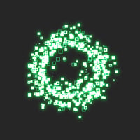 エフェクト素材・スクリューワイドSゲート「緑」（RGBA　AVI+PNG連番画像2形式パック販売）