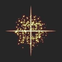 エフェクト素材・波輪十斬「黄」（RGBA　AVI+PNG連番画像2形式パック販売）