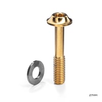 Titanium フラットマウント キャリパーボルト（超低摩擦ワッシャー付き）27mm