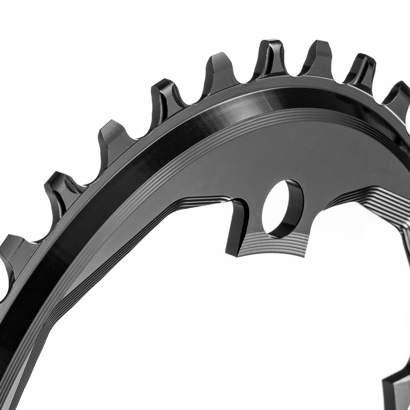 FOVNO PHANTOMクランクセット+absoluteBLACK楕円40T OVAL 110/4 BCD for SRAM APEX | absoluteBLACK