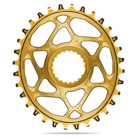OVAL ダイレクトマウント チェーンリング （Shimano XTR / XT / SLX / Deore 12速対応）ゴールド