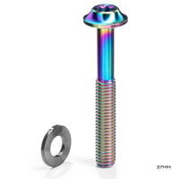 Titanium フラットマウント キャリパーボルト（超低摩擦ワッシャー付き）37mm