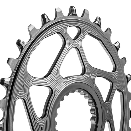 OVAL ダイレクトマウント チェーンリング （Shimano XTR / XT / SLX / Deore 12速対応）ブラック