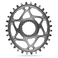 OVAL ダイレクトマウント チェーンリング （Shimano XTR / XT / SLX / Deore 12速対応）グレー