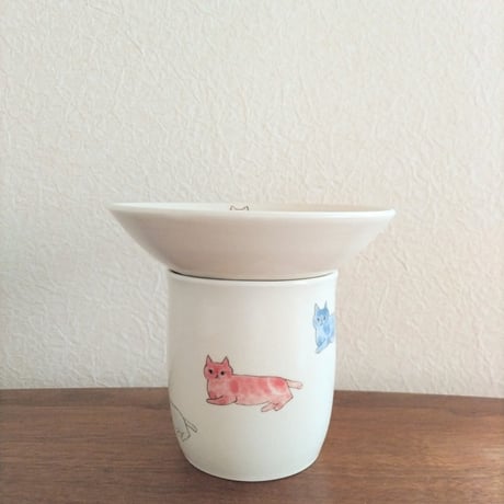 猫フードボウル Blanc