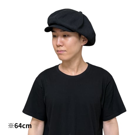 Solid Linen Canvas Casquette / Dark Navy