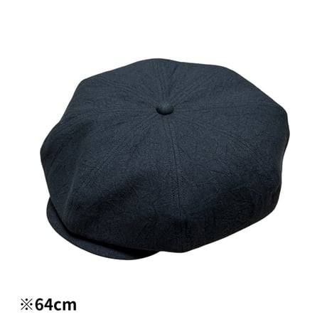 Solid Linen Canvas Casquette / Dark Navy