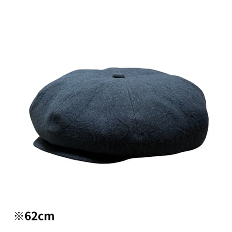 Solid Linen Canvas Casquette / Dark Navy