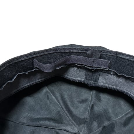 Solid Linen Canvas Beret / Gray Khaki