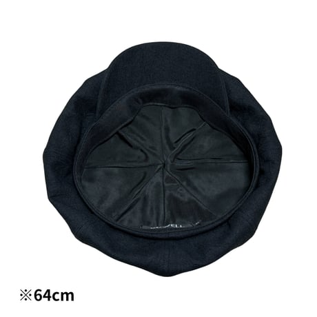 Solid Linen Canvas Casquette / Dark Navy