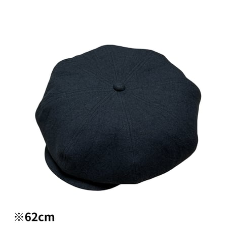 Solid Linen Canvas Casquette / Black