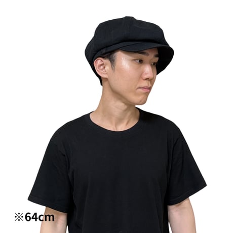 Solid Linen Canvas Casquette / Dark Navy