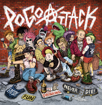 Pogo Attack - Enjoy fun drinking never die! LP