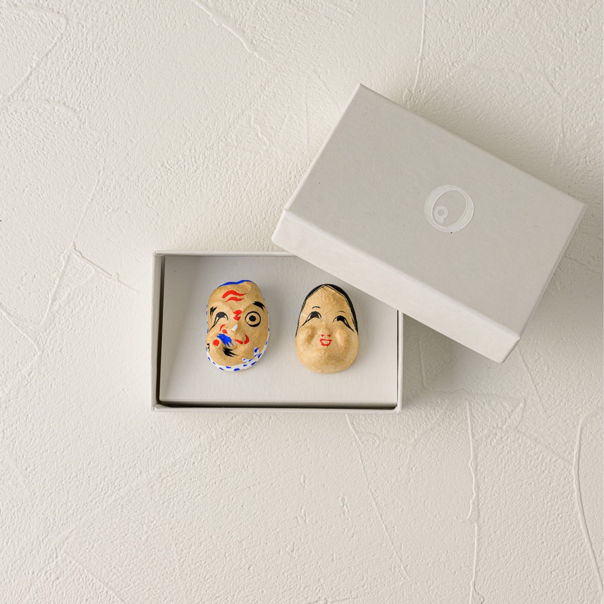 【値下中】一位一刀彫おかめひょっとこループタイ【美品】 ひょっとこ と おかめ | 郡山KARAPPO