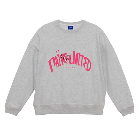 10.0 oz Naïve united big silhouette sweater (Ash)