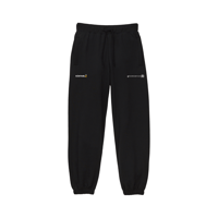 10.0 oz logo embroidery Sweat pants (Black)