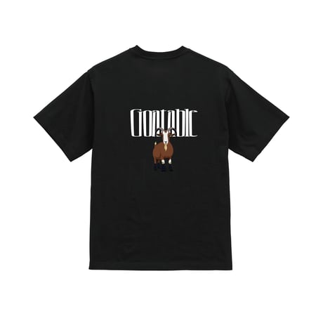 6.5 oz Naïve united T-shirts　(Black)