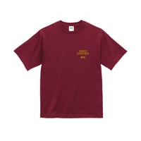 6.5 oz Naïve united T-shirts　(Burgundy)