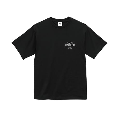6.5 oz Naïve united T-shirts　(Black)