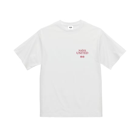 6.5 oz Naïve united T-shirts　(White)