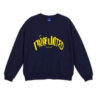 10.0 oz Naïve united big silhouette sweater (Navy)