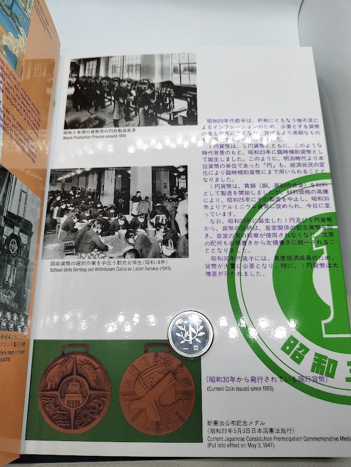 円誕生125年貨幣セット 記念硬貨 記念貨幣 大蔵省 造幣局 平成8年 1996