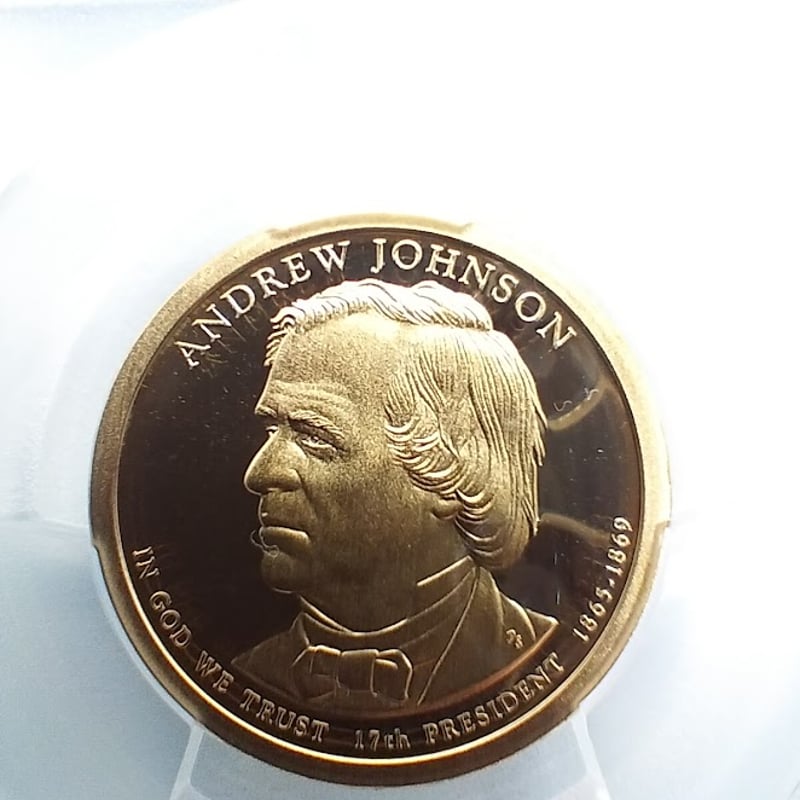 PCGS PR69DCAM 2011 アンドリュー・ジョンソン大統領1ドル PCGS PR69DCAM 2011 アンドリュー・ジョンソン大統領1ドル PCGS