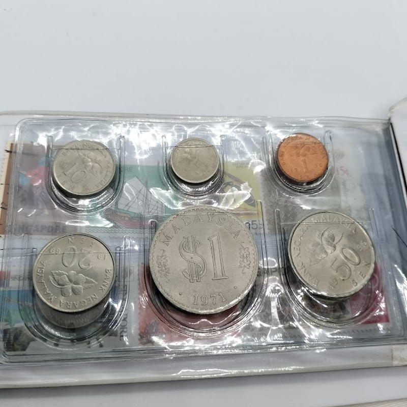 シンガポール マレーシア コインセット 消印済切手セット | TTKshop