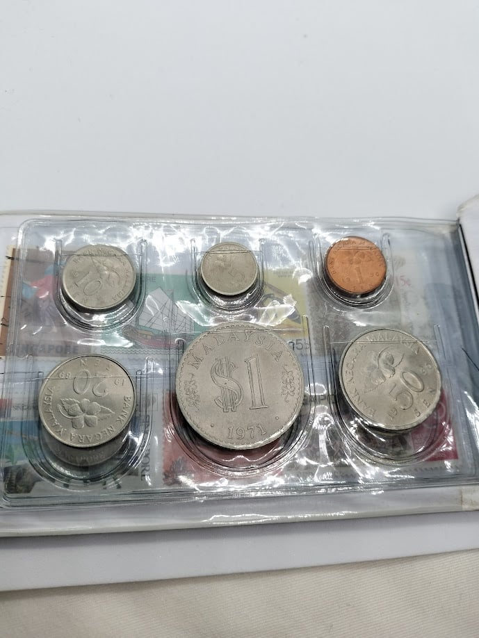 シンガポール マレーシア コインセット 消印済切手セット | TTKshop