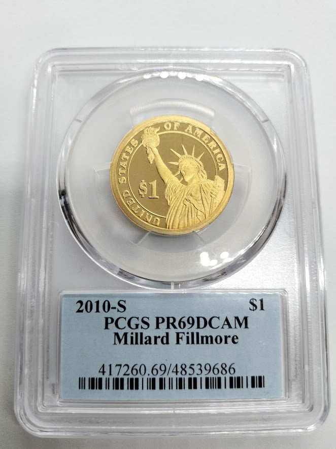 PCGS PR69DCAM ミラード・フィルモア大統領 1ドル PCGS PR69DCAM ミラード・フィルモア大統領 1ドル | TTKshop