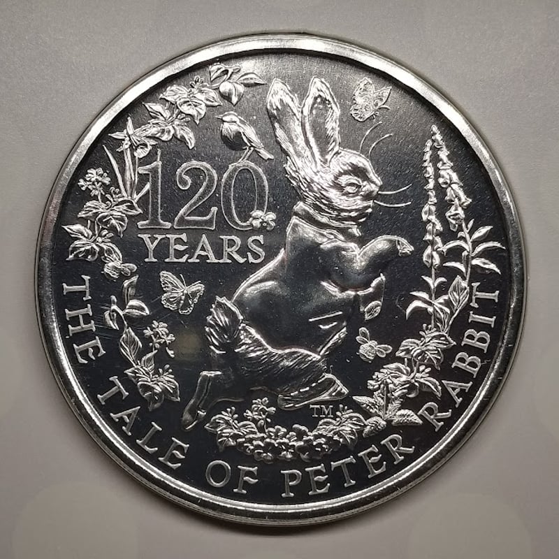 2022年ピーターラビット120周年記念5ポンド白銅貨 | TTKshop