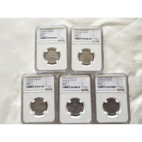 NGC ドイツ８角形 5枚セット 5枚セット】NGC ドイツ8角形コイン | TTKshop