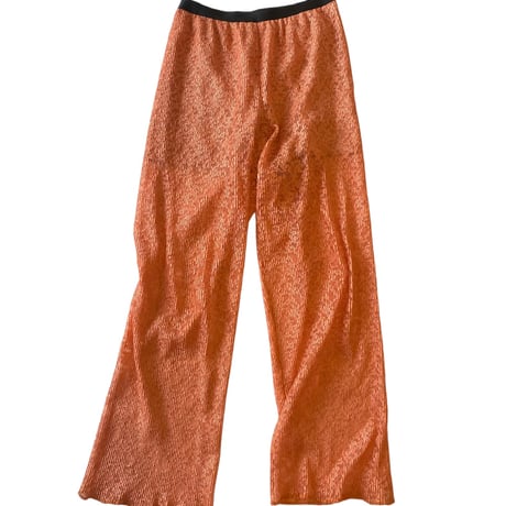 <USED> Orange Lace Flare Pants  / STUNNING LURE