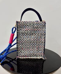 Ge”mini”Bag / Blue × Pink mix / original
