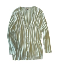 <USED> 08 MintGreen Cable Cardigan / Burberry ’s
