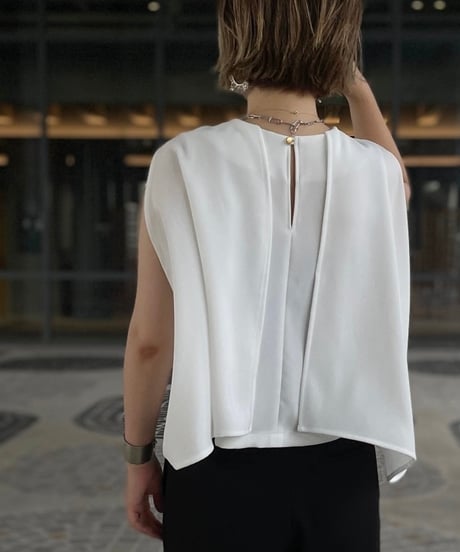 《Gemini》original hira hira tops / white