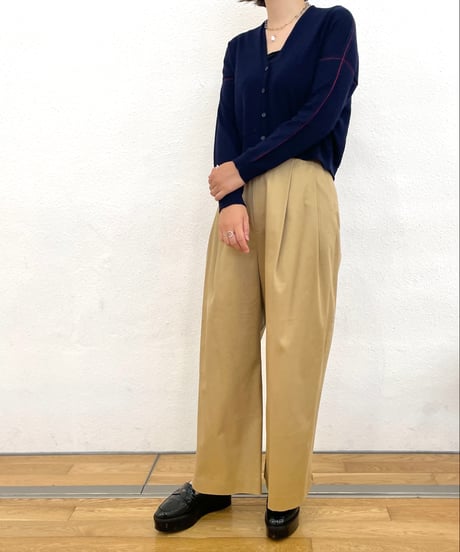 <USED> 21 Cardigan Navy  / LIVIANA CONTI