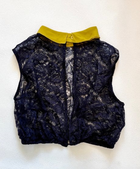 <USED> 23 Lace Layered Tops / CARVEN