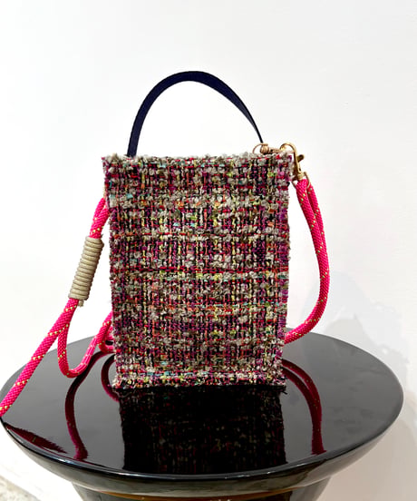 Ge”mini”Bag / MIX TWEED PINK / original