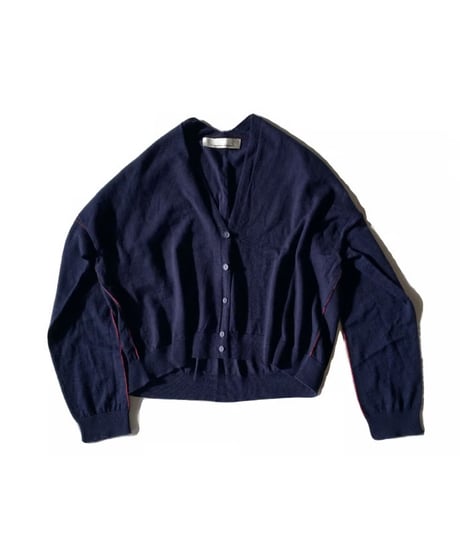 <USED> 21 Cardigan Navy  / LIVIANA CONTI
