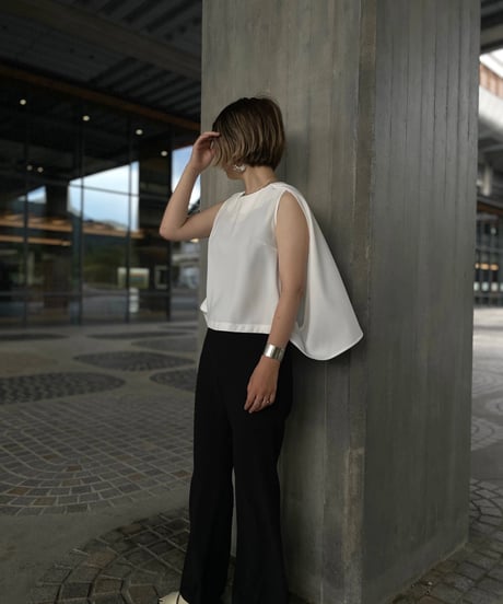 《Gemini》original hira hira tops / white