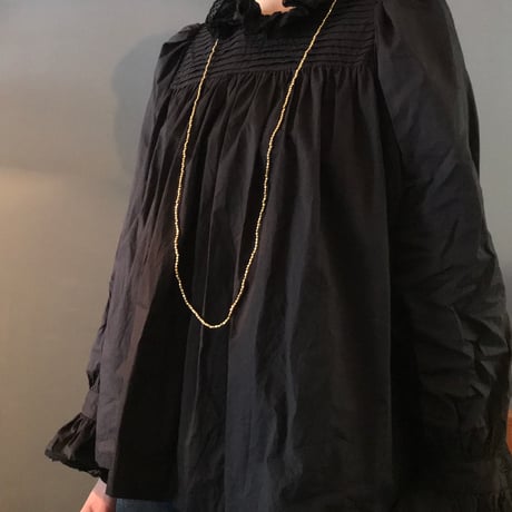 fog linen work ビーズネックレス　シルバー